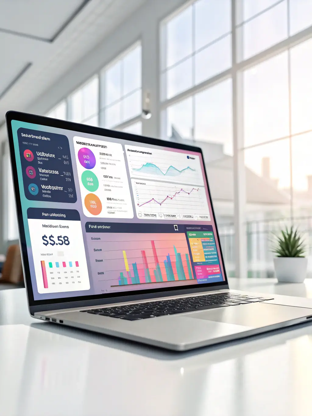 A customizable dashboard displaying key performance indicators (KPIs) tailored to a specific business's needs.